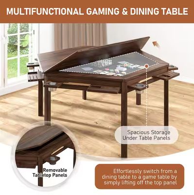 62.2 in. W 4-6-Player Wood Poker Table with Removable Top and Cup and Card Holders PRE ORDER 2026 AVAILABLE FOR PREORDER NOW