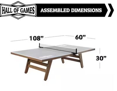 9 ft. Indoor Ping Pong Tennis Table, Official Size Furniture Quality with 18 mm Thick Playfield PRE ORDER 2026