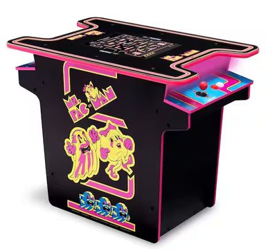 Arcade1Up Ms. PAC-MAN Arcade Cocktail Table with 12-Games and 2-Player Control Panel PRE ORDER 2026