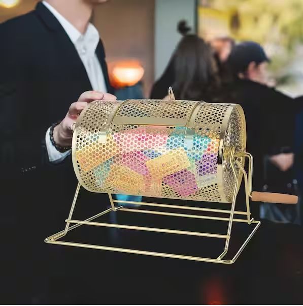 8 in. x 11 in. Small Raffle Ticket Drum for Casino or Game Room pre order