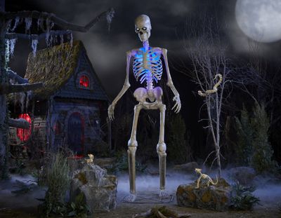 12 FT SKELETON / SKELLY APP CONTROLLED  LCD Life Eyes PRE ORDER NOW FOR HALLOWEEN 2026