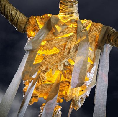11 FT Grave &amp; Bones Giant-Sized LED Mummy PRE ORDER NOW FOR HALLOWEEN 2026