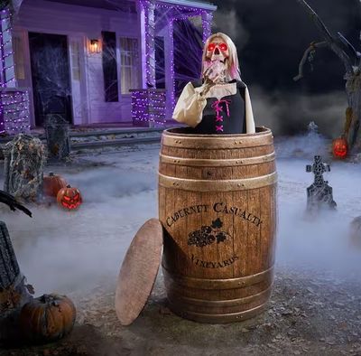 4.5 FT Grave &amp; Bones Animated LED Cabernet Casualty PRE ORDER NOW FOR HALLOWEEN 2026