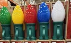 HOME ACCENTS HOLIDAY3 ft. Battery Operated LED Jumbo White Bulb Holiday Yard Decoration