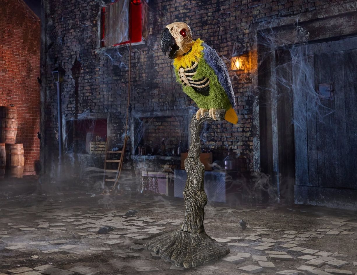 5 FT Dead Water Animated LED Rotwing Parrot PRE ORDER NOW FOR HALLOWEEN 2026