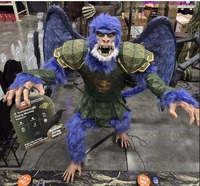 4 FT Animated LED Flying Monkey PRE ORDER NOW FOR HALLOWEEN 2026