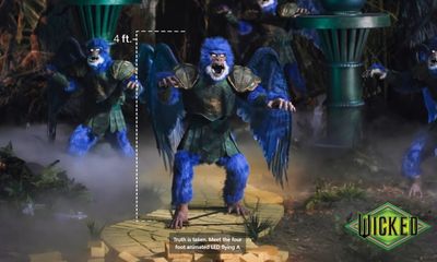 4 FT Animated LED Flying Monkey PRE ORDER NOW FOR HALLOWEEN 2026