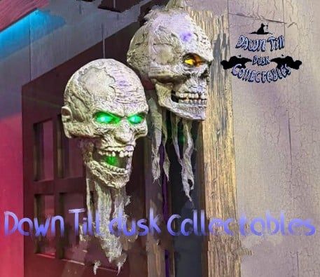HANGING SKULL 2026 RERLEASE PRE ORDER NOW FOR HALLOWEEN 2026 PRICE ADVERTISED IS DEPOSIT FOR PRE ORDER ONLY PLEASE READ DESCRIPTION