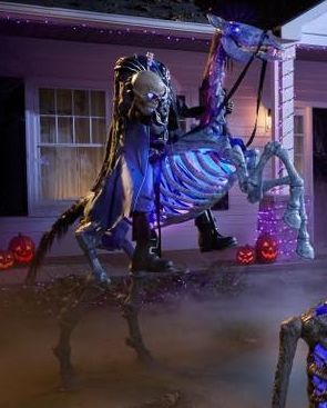 8.5 FT Grave &amp; Bones Giant-Sized Animated LED Knight Frostbane  PRE ORDER FOR HALLOWEEN 2027 OR AIRFREIGHT STILL AVAILABLE FOR 2026 PLEASE ASK FOR PRICING