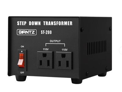 Giantz Step Down Transformer 200W 240V TO 110V Stepdown Voltage Converter AU-US