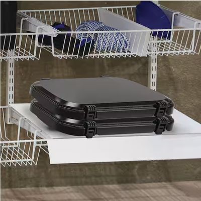 NEWHOUSE ELECTRIC Collapsible Weather Resistant Outdoor Electrical Outlet Box for Extension Cords, 1.12 sq.ft., 14 - 20 AWG - Black PRE ORDER
