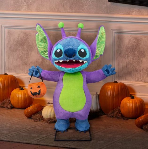 Disney 3.02-ft Freestanding Motion Activated Talking Stitch Life Size-Animated Alien Animatronic PRE ORDER FOR HALLOWEEN 2026