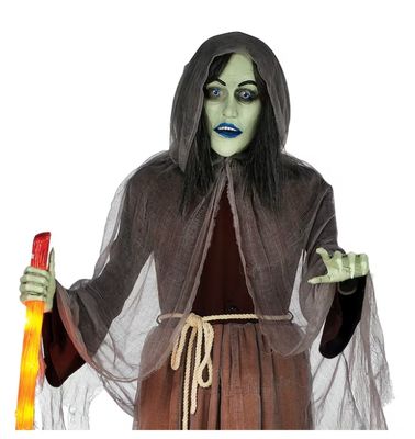BOO BOX Halloween Animatronic Scary Witch Outdoor Decor - Sound and Motion PRE ORDER NOW FOR HALLOWEEN 2026