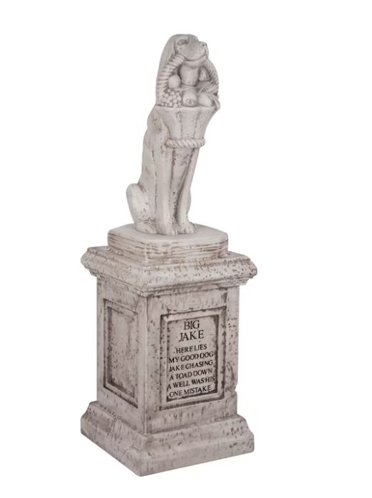 Disney 3-ft The Haunted Mansion Big Jake Dog Blow Mold Tombstone PRE ORDER NOW FOR HALLOWEEN 2026