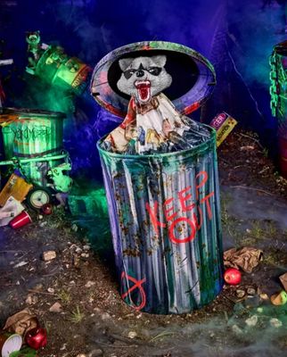 3 Ft 7 In Trash Bandit Animatronic ORDER NOW FOR 2026 DELIVERED AIRFREIGHT DIRECT TO YOUR DOOR AUSTRALIA WIDE AND NEW ZEALAND