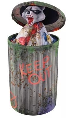 3 Ft 7 In Trash Bandit Animatronic ORDER NOW FOR 2026 DELIVERED AIRFREIGHT DIRECT TO YOUR DOOR AUSTRALIA WIDE AND NEW ZEALAND