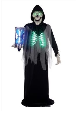Seasons Green 17 ct 6.5 ft. Prelit Animated Mr. Grim Yard Decor  PRE ORDER FOR HALLOWEEN 2026