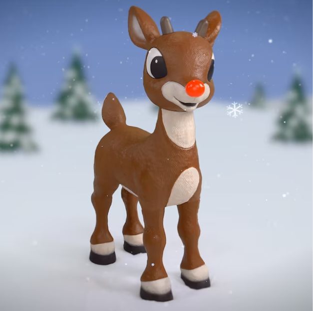 Rudolph the Red-Nosed Reindeer 3-ft Rudolph Animatronic Yard Decoration  PRE ORDER FOR HALLOWEEN 2026