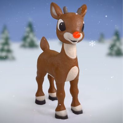 Rudolph the Red-Nosed Reindeer 3-ft Rudolph Animatronic Yard Decoration  PRE ORDER FOR HALLOWEEN 2026