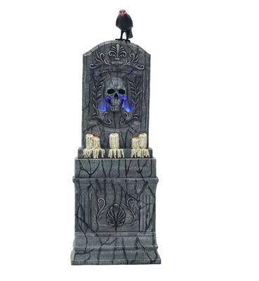 Haunted Hill Farm 5-ft Freestanding Motion Activated Lighted Life Size Tombstone Animatronic  PRE ORDER FOR HALLOWEEN 2026