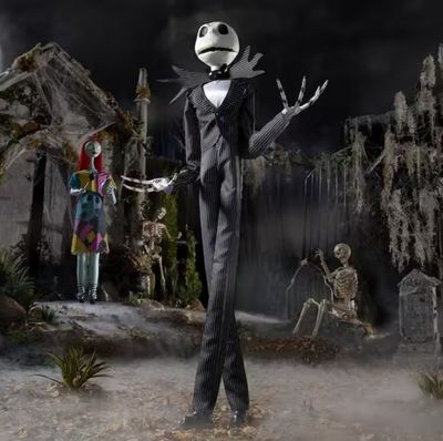 Disney 6.5 FT Deluxe Life-Size Animated Jack Skellington Disney PRE ORDER FOR HALLOWEEN 2027 OR AIRFREIGHT STILL AVAILABLE FOR 2026 PLEASE ASK FOR PRICING