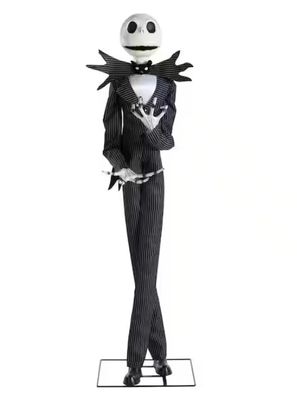 Disney 6.5 FT Deluxe Life-Size Animated Jack Skellington Disney PRE ORDER FOR HALLOWEEN 2027 OR AIRFREIGHT STILL AVAILABLE FOR 2026 PLEASE ASK FOR PRICING