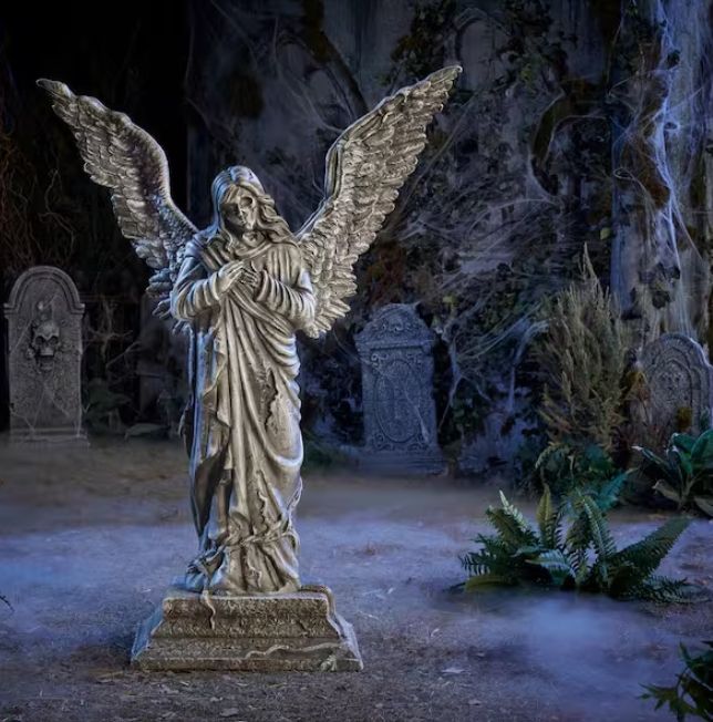 5 FT Angel of Death Monument TOMBSTONE PRE ORDER NOW FOR HALLOWEEN 2026