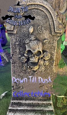 36 IN CLASSICS SKULL AND ROSES TOMBSTONE PRE ORDER NOW FOR HALLOWEEN 2026
