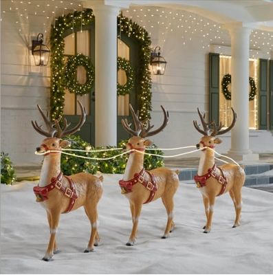 3-Pack LED Extra Reindeer PRE ORDER FOR CHRISTMAS 2026