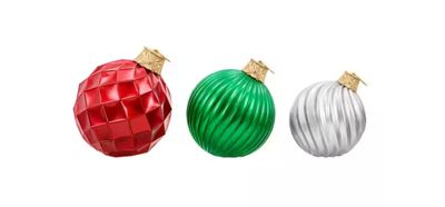 3 PIECE JUMBO ORNAMENTS PRE ORDER NOW FOR CHRISTMAS 2026