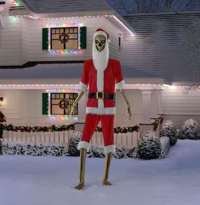 12 ft. Skelly Santa Outfit Kit PRE ORDER NOW FOR CHRISTMAS 2026