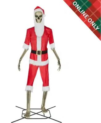 12 ft. Skelly Santa Outfit Kit PRE ORDER NOW FOR CHRISTMAS 2026