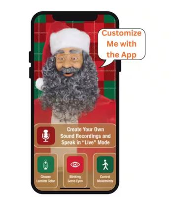 6.5 FT Animated LED App Controlled Santa PRE ORDER NOW FOR CHRISTMAS 2026
