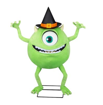 Disney 3-ft Monsters Inc. Sound Activated Mike Wazowski Halloween Plush Animatronic INSTOCK