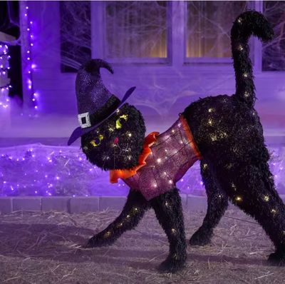 3.5 FT Halloween Classics LED Black Cat Y4 PRE ORDER FOR 2027