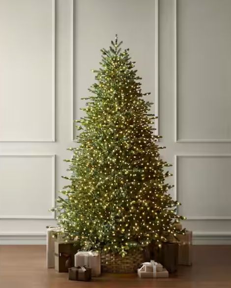 7.5 ft Elegant Twinkling Grand Fir LED Pre-Lit Artificial Christmas Tree with Timer T32 PRE ORDER FOR CHRISTMAS