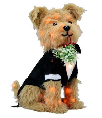 Holiday Living 24-in LED Fluffy Terrier Dog Outdoor Christmas Decoration PRE ORDER NOW FOR CHRISTMAS 2026