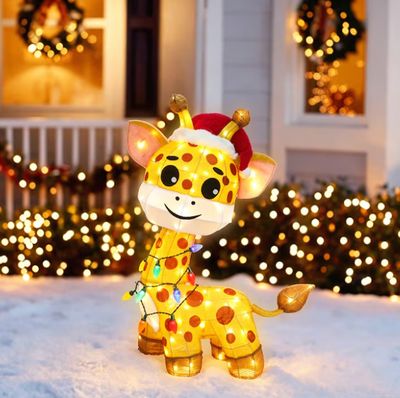 Holiday Living 3-ft LED Giraffe Outdoor Christmas Decoration PRE ORDER NOW FOR CHRISTMAS 2026