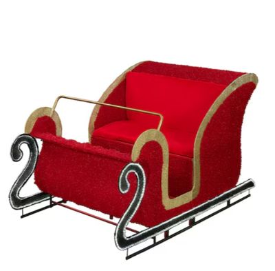 Holiday Living 43.5-in Freestanding Sleigh Yard decoration with White LED Lights PRE ORDER NOW FOR CHRISTMAS 2026