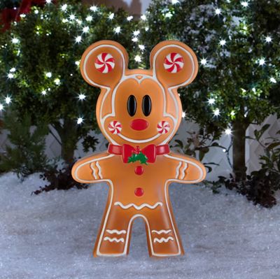 Disney 22-in LED Gingerbread Mickey Mouse Blow Mold Christmas Decoration PRE ORDER NOW FOR CHRISTMAS 2026