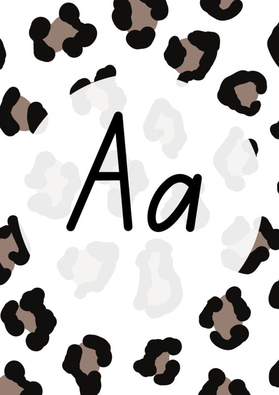 Leopard Alphabet