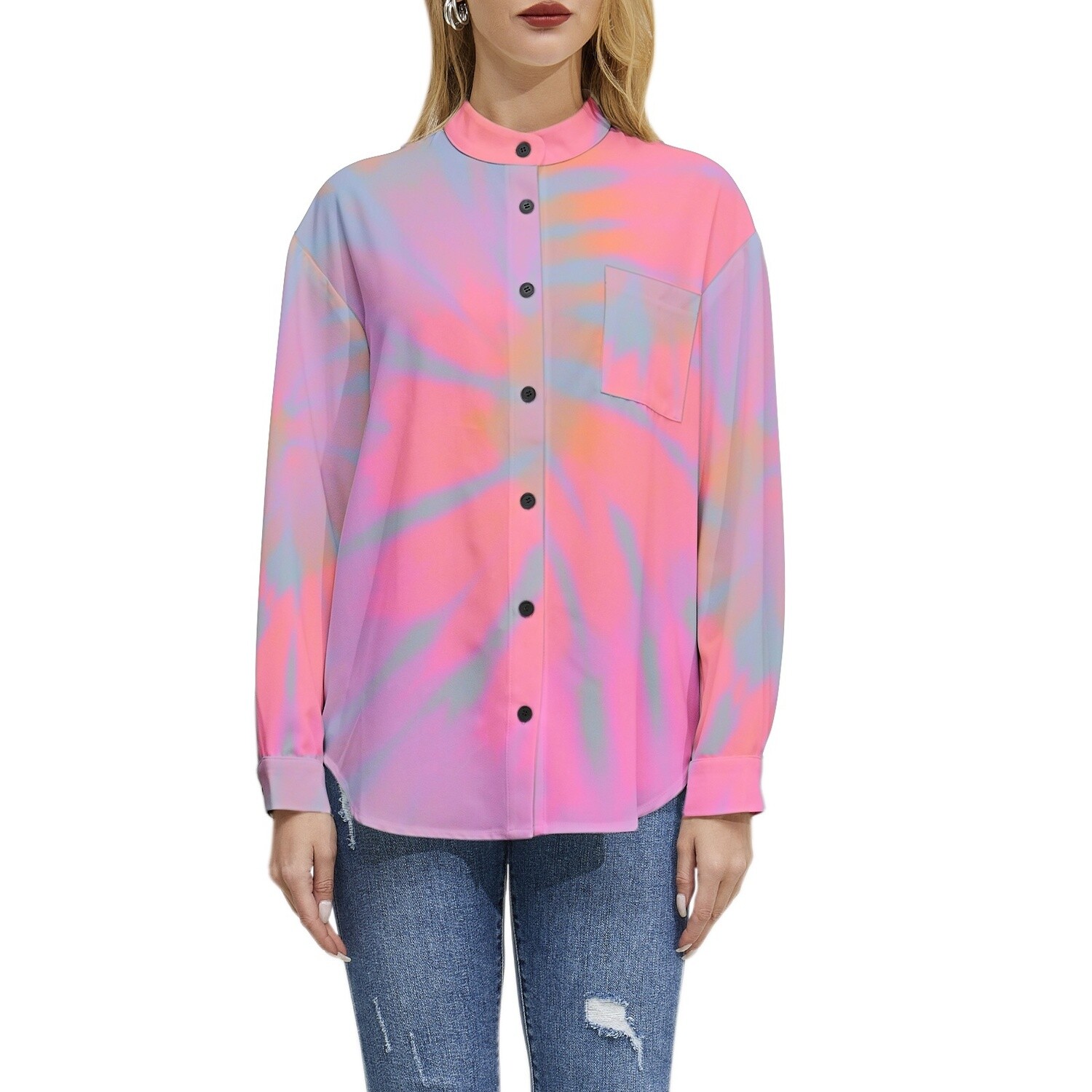 ADRIAN Long Sleeve Button Up Shirt