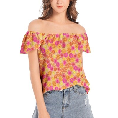 SUMMER Off Shoulder Top, Sunny Yellow