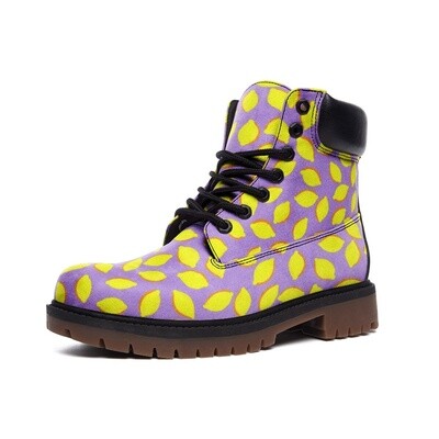 LIMONE Leather Lightweight Boots, Purple