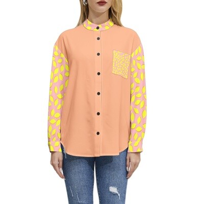 LIMONCELLO Button Up Shirt, Peach