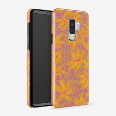 TIKA Samsung Phone Case, Hot Purple / Yellow