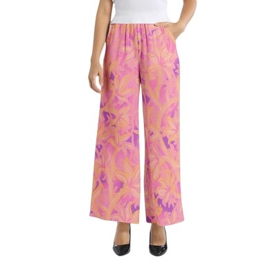 FLORA Wide Leg Pant, Warm Pink