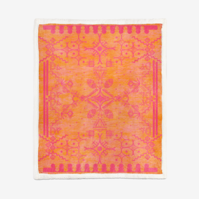 KIRO Double-Sided Super Soft Plush Blanket, Orange
