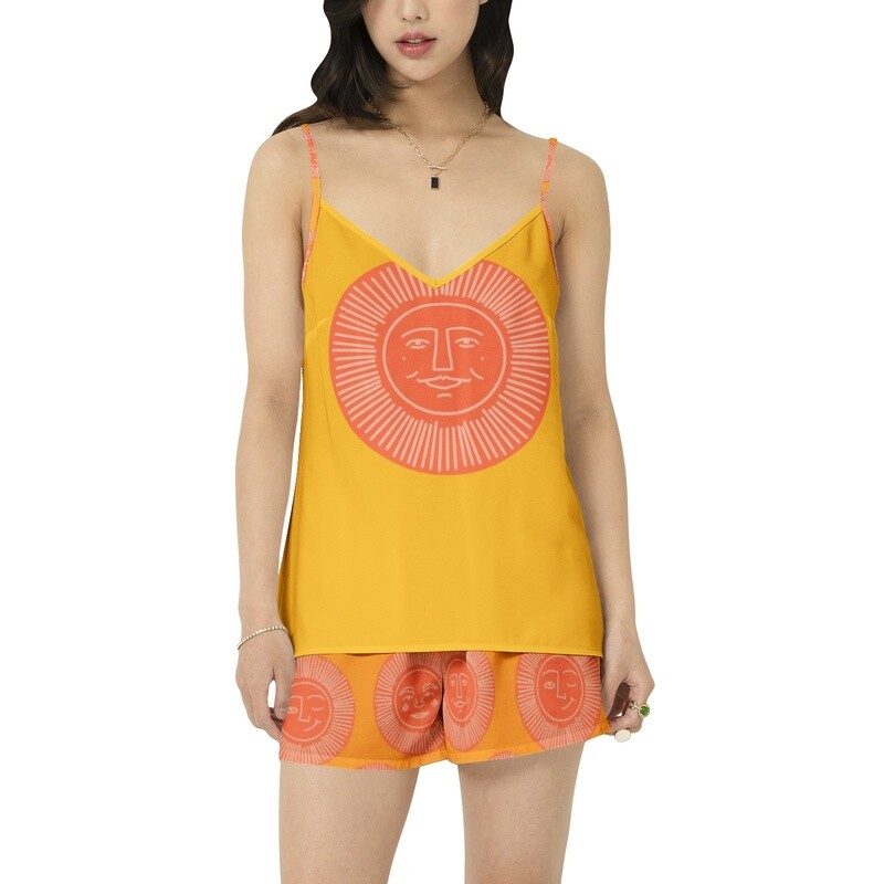 SUN GOD Lounge set / Pyjama Set, Orange