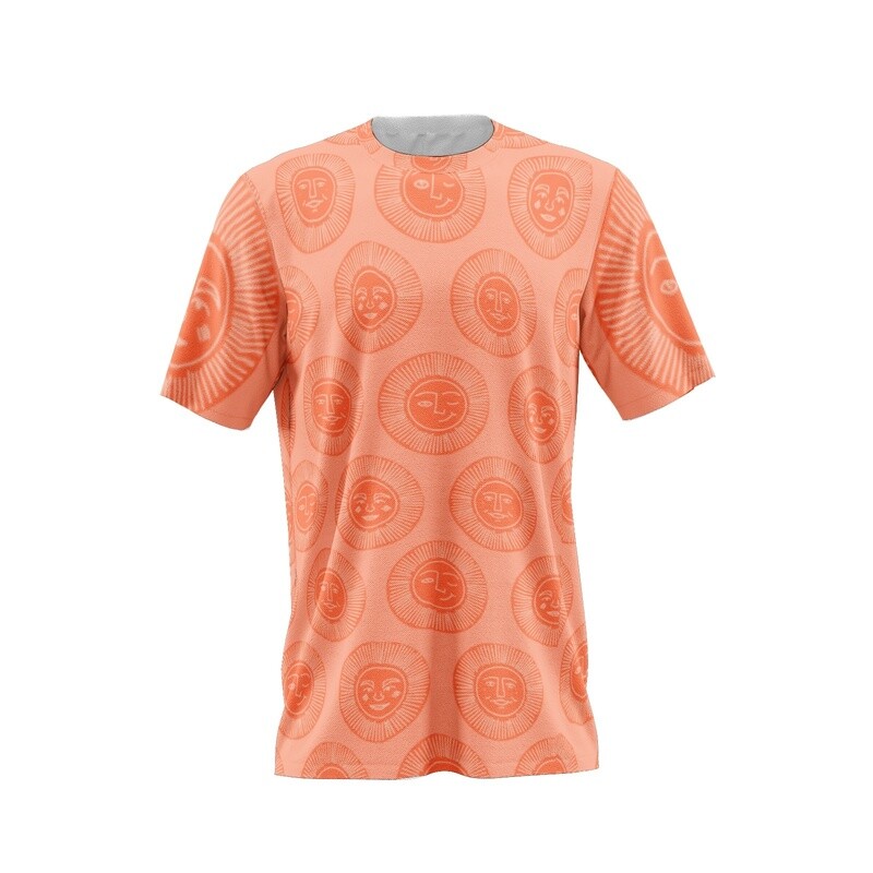 SUN GODS T-shirt, Coral